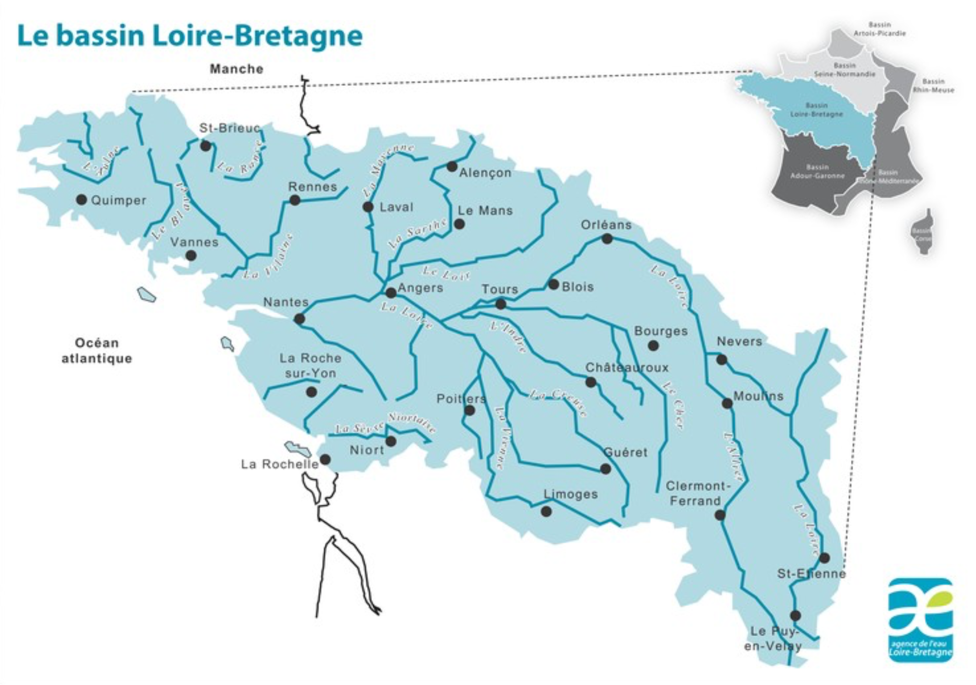 Le bassin Loire-Bretagne